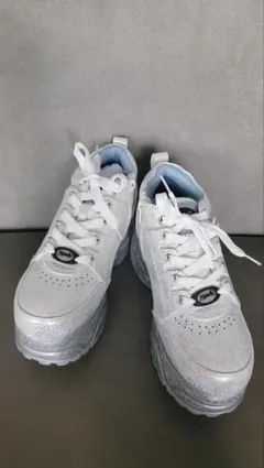 【春にオススメ】厚底スニーカー/シルバー