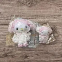 サンリオキャラクターズ　ホワイトフリルデザイン　ぬいぐるみ&マスコットホルダー