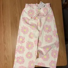 ZARA キッズ 花柄 ロングパンツ 104cm