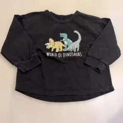 恐竜プリント トレーナー サイズ90