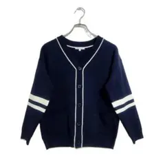 グローバルワーク カーディガン ネイビー 150 通学 おでかけ カジュアル