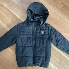 コムサイズム　キッズ 黒色 フード付きジャケット