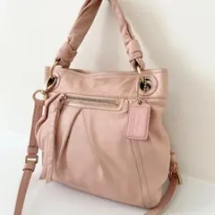 美品　COACH コーチ 2way ショルダーバッグ ワンハンドルF13416