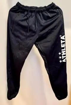 ATHLETA アスレタ 防風スウェットパンツ　黒　サイズS
