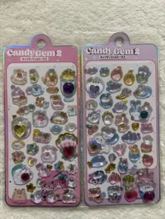 【正規品】 Candy Gem 2 シール 2点セット