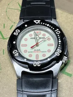 SEIKO ALBA AQUA GEAR 20BAR クォーツ V701 稼働品のサムネイル