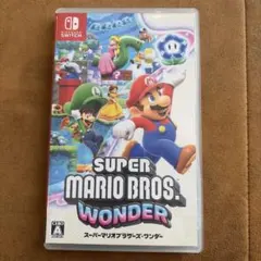 スーパーマリオブラザーズ・ワンダー Nintendo Switch ソフト　美品