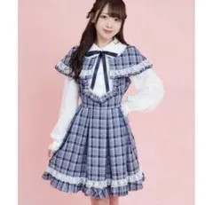 シークレットハニー Secret Honey 袖レースケープ付きワンピース