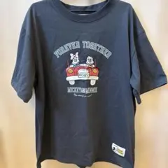売り切り価格　ミッキー＆ミニー Tシャツ ダークグレー