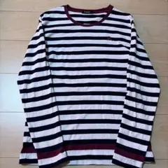 バーバリー・ブラックレーベル ボーダー ロングスリーブTシャツ