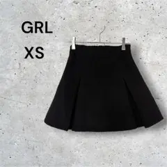 【美品】GRL グレイル ツイードミニスカート スカパン スカート 黒 XS