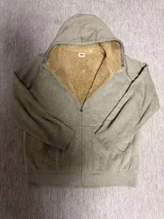 UNIQLO ユニクロ ボアスウェットフルジップパーカー XL