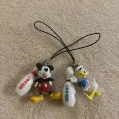 ミッキーマウス　ドナルドダック　ストラップ