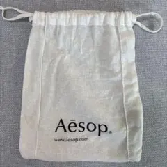 Aesop リネン巾着袋 ベージュ