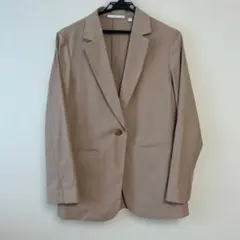 UNIQLO ベージュ テーラードジャケット 1つボタン