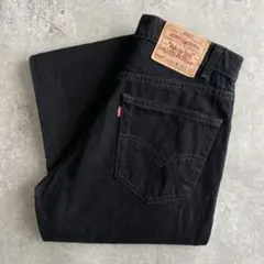 神サイズ 90s Levis 505 ブラック デニム USA製 W32 L30