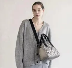 HAYNI ハンドバッグ ペレモ ナイロン ハンドバッグ シルバーのサムネイル