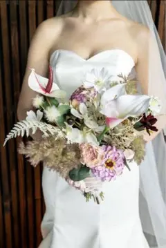 価格交渉◎【美品】ブライダルブーケ ブートニア