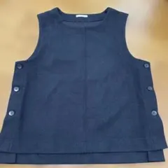 ダークネイビー ノースリーブベスト