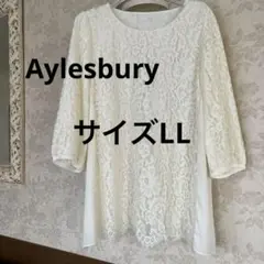 美品　大きいサイズLL Aylesburyアリスバーリーレースプルオーバーのサムネイル