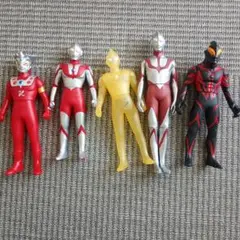 ウルトラマン ソフビ人形 5体セットのサムネイル