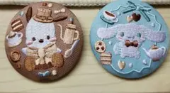 サンリオ刺繍ピンバッジセット
