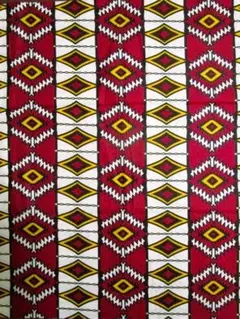 送料込み②Ｊアフリカンプリント＊パーニュ＊キテンゲ＊アフリカンバティック