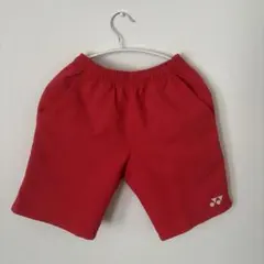 YONEX レッドハーフパンツ JP SS