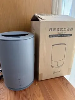 ☆お値下げ☆モダンデコ　超音波式加湿器 kr002j-gy グレー　美品のサムネイル
