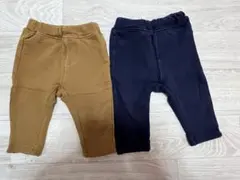 アカチャンホンポ シンプルフリー　ズボン　 70サイズ　裏起毛　2点セット