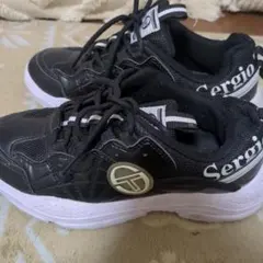 Sergio Tacchini ブラック厚底スニーカー S1