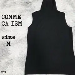 COMME CA ISM コムサイズム ノースリーブタートルニット 0771