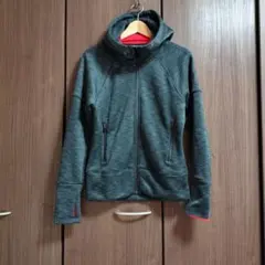 adidas ダークグレー フルジップジャケット