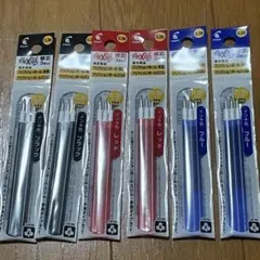 フリクションボール　替芯（0.38mm）6袋（黒•赤•青）