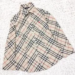 未使用級✨Burberryバーバリー　半袖　ノバチェック　メガチェック 楽天市場】BURBERRY バーバリー シャツ サイズ:XL メガチェック