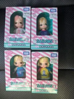 りかちゃんくじ　セーラーズ　プチりかちゃん　4個セット