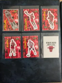 97-98UPPER DECK STICKER BULLSセット