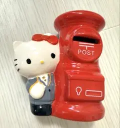 【箱付き 希少】 キティちゃん　特大 BIG貯金箱　陶器　ハローキティ サンリオ ハローキティ - サンリオ キティ 陶器 貯金箱の通販 by