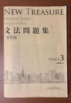 NEW TREASURE Third Stage3 文法問題集 解答編