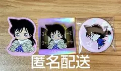 名探偵コナン 毛利蘭 ちぢませ隊 ステッカー じゃじゃうま 缶バッジ