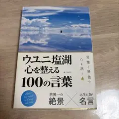 ウユニ塩湖 心を整える100の言葉