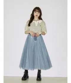 ボリュームチュールスカート