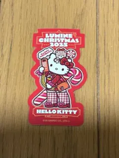 【新品・匿名配送】ルミネ HELLO KITTY クリスマスステッカー 2025