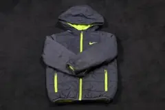 Nike フード付きジャケット グレー/ネオンイエロー
