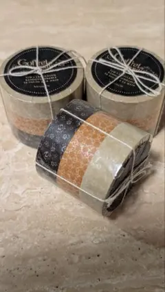 廃盤 マークス コフレドゥクチュリエ 花柄マスキングテープ 3セット 15個