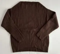 タグ付き未使用　Rirandture ブラウン ニットセーター サイズ2