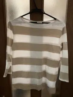 美品⭐️ORCIVAL ストライプ 七分袖 Tシャツ サイズ2