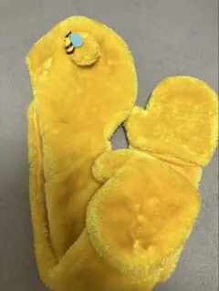 ディズニー　クマのプーさん　マフラーファンキャップ