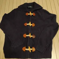LAUREN RALPH LAUREN ダッフルカーディガン ネイビー L