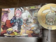 TGS 運命のトリガー ノベルティ クリアファイル&うちわ